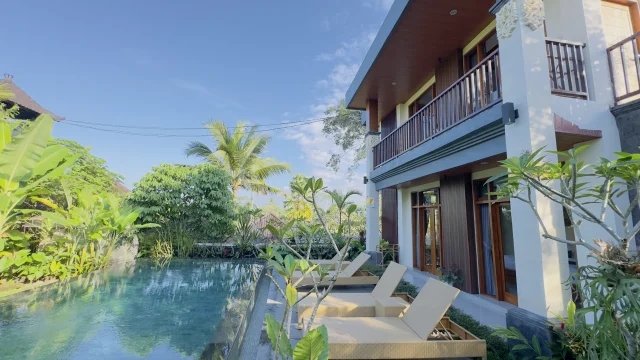 Swimming Pool at Jambangan Bali Villa Ubud